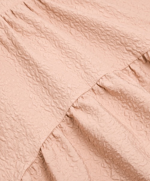 SUGAR BISKET（シュガービスケット）の「ジャガード風ギャザースカート（スカート・レディース・ホワイト/ライトグレー/ブラック/ピンク/ブルー・フリー）」の10枚目の写真