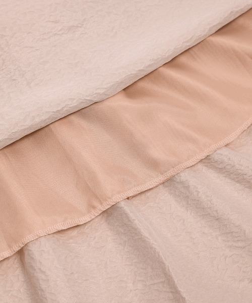 SUGAR BISKET（シュガービスケット）の「ジャガード風ギャザースカート（スカート・レディース・ホワイト/ライトグレー/ブラック/ピンク/ブルー・フリー）」の12枚目の写真