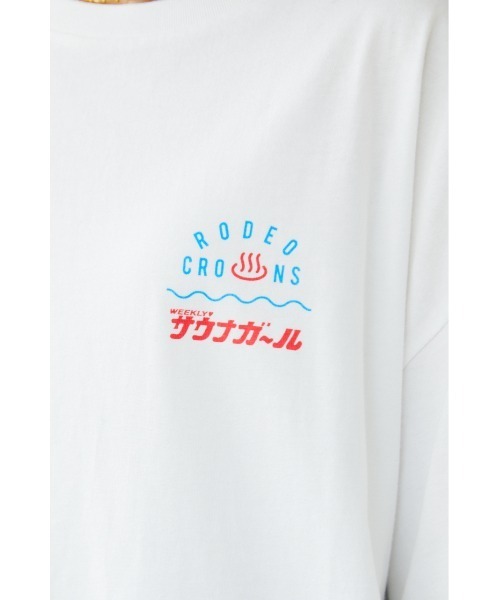 RODEO CROWNS WIDE BOWL（ロデオクラウンズワイドボウル）の「サウナボーイ S&R Ｔシャツワンピース（ワンピース・レディース・ブラック/ライトピンク/オフホワイト/ブルー・FREE）」の14枚目の写真
