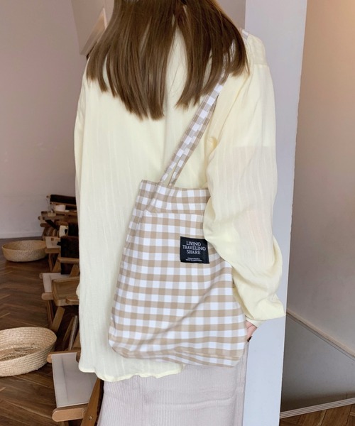 shopnikoniko（ショップニコニコ）の「ギンガムチェック ロゴ