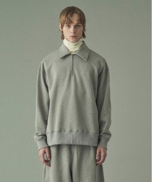 FLEECE SWEAT HALF ZIP SHIRT
