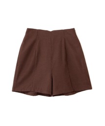 ◆ハイウエストギンガムショートパンツ