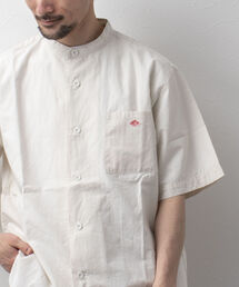 NOLLEY'S goodman | 【DANTON/ダントン】BAND COLLAR SHIRT SS SCL 半袖バンドカラーシャツ(シャツ/ブラウス)