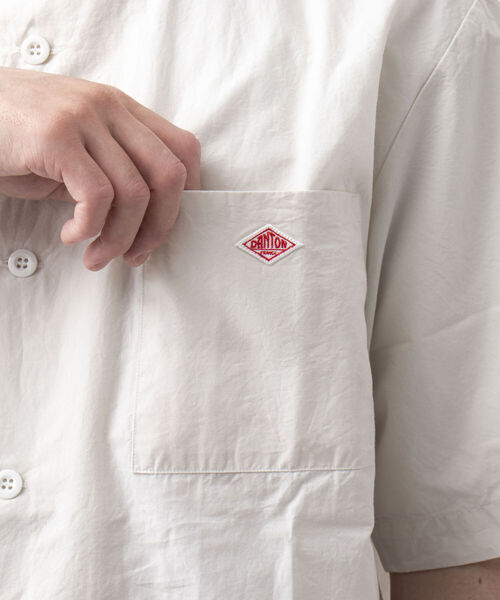 NOLLEY'S goodman(ノーリーズグッドマン)の「【DANTON/ダントン】BAND COLLAR SHIRT SS SCL 半袖バンドカラーシャツ(シャツ/ブラウス・メンズ・チャコールグレー/アイボリー・44/40/38/42)」の8枚目の写真