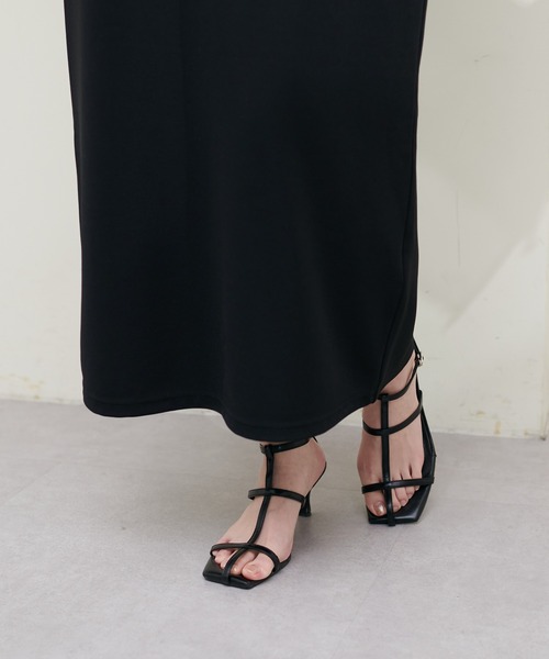 natural couture(ナチュラルクチュール)の「Vネックワンピース(ワンピース・レディース・アイボリー/グレイッシュベージュ/ブラック・FREE)」の17枚目の写真