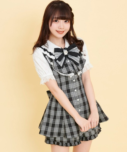 Secret Honey(シークレットハニー)の「バラレースラッフルセットアップ(セットアップ・レディース・ブラックミックス/ピンク/ブラック/ライトブラック・MEDIUM)」の3枚目の写真