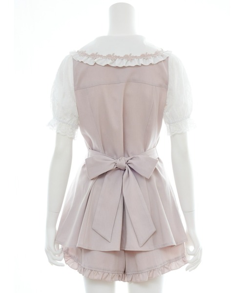 Secret Honey(シークレットハニー)の「バラレースラッフルセットアップ(セットアップ・レディース・ブラックミックス/ピンク/ブラック/ライトブラック・MEDIUM)」の9枚目の写真