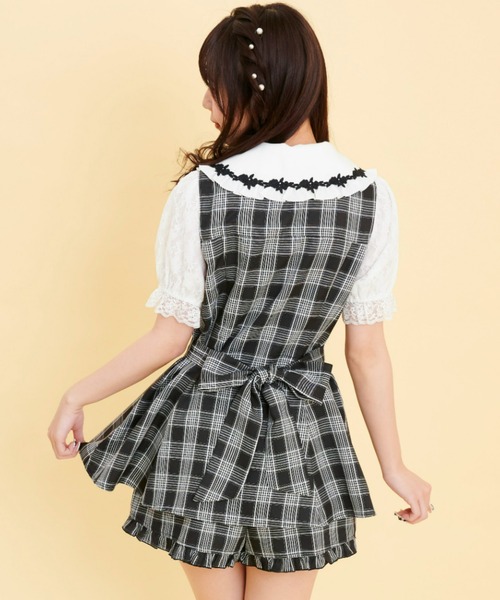 Secret Honey(シークレットハニー)の「バラレースラッフルセットアップ(セットアップ・レディース・ブラックミックス/ピンク/ブラック/ライトブラック・MEDIUM)」の16枚目の写真