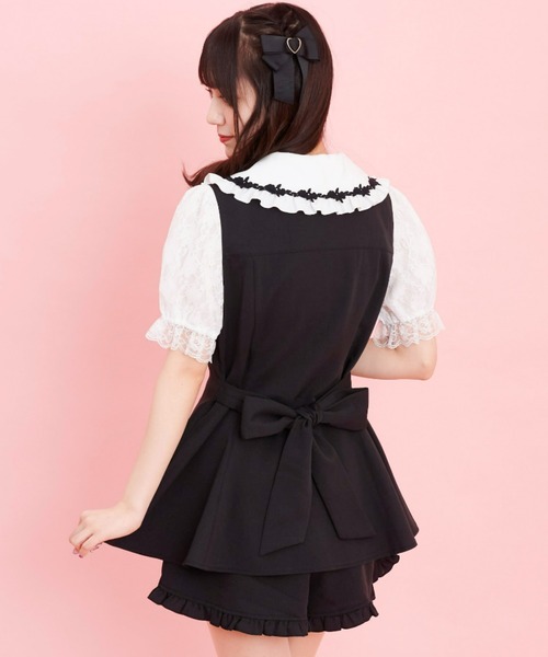 Secret Honey(シークレットハニー)の「バラレースラッフルセットアップ(セットアップ・レディース・ブラックミックス/ピンク/ブラック/ライトブラック・MEDIUM)」の14枚目の写真