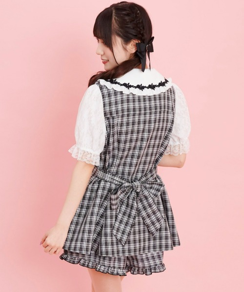 Secret Honey(シークレットハニー)の「バラレースラッフルセットアップ(セットアップ・レディース・ブラックミックス/ピンク/ブラック/ライトブラック・MEDIUM)」の12枚目の写真