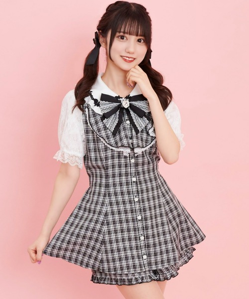 Secret Honey(シークレットハニー)の「バラレースラッフルセットアップ(セットアップ・レディース・ブラックミックス/ピンク/ブラック/ライトブラック・MEDIUM)」の21枚目の写真