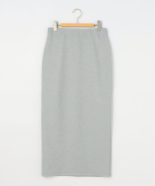 NOLLEY’S Sophi（ノーリーズソフィ）の「ラメジャージタイトスカート（スカート・レディース・シルバー・36/38）」の13枚目の写真