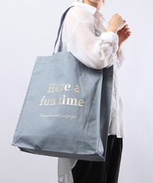 JOUET JOUET ロゴ刺繍カラフルトートバッグ
