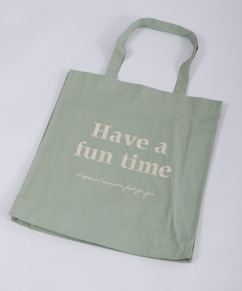 FUNALIVE(ファンアライブ)の「JOUET JOUET ロゴ刺繍カラフルトートバッグ(トートバッグ・レディース・ブラック/グレイッシュブルー/ミント/ピンク/アイボリー・FREE)」の4枚目の写真