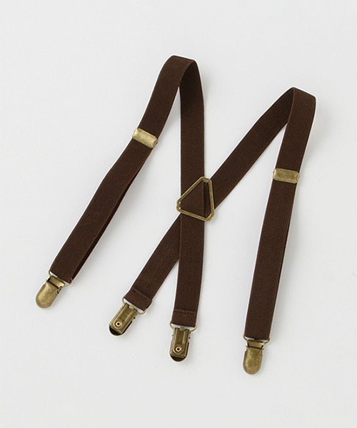 petit main（プティマイン）の「サスペンダー（サスペンダー・キッズ・モカ/オフホワイト・FREE）」の2枚目の写真