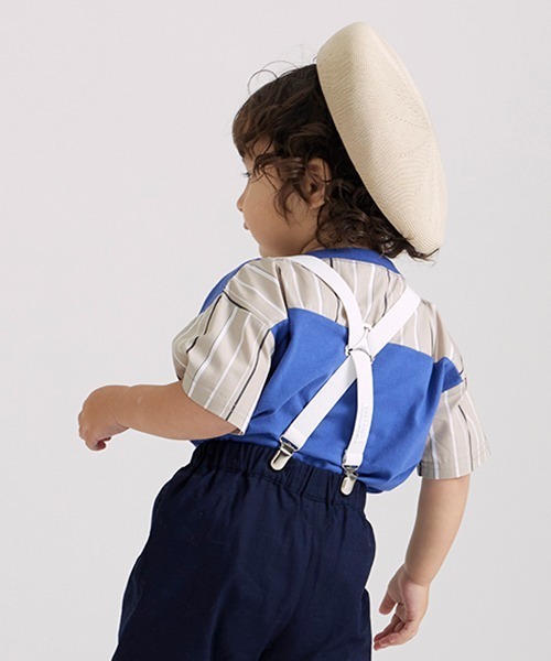 petit main（プティマイン）の「サスペンダー（サスペンダー・キッズ・モカ/オフホワイト・FREE）」の5枚目の写真