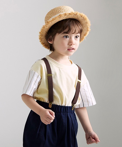 petit main（プティマイン）の「サスペンダー（サスペンダー・キッズ・モカ/オフホワイト・FREE）」の6枚目の写真