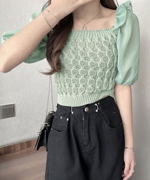 NinaetLina（ニナエリナ）の「スクエアネックシャツブラウス（シャツ/ブラウス）」