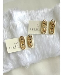 【agnit】アバロン&金箔ピアス(MA)