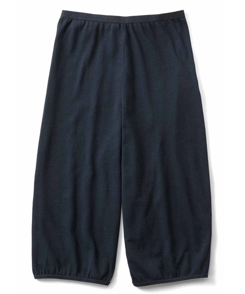 IEDIT（イディット）の「ＩＥＤＩＴ　綿リッチな二重構造糸ＴＷＯＡＣＥ（Ｒ）を使用した　くるんとロールアップできる吸汗速乾ペチパンツ（その他アンダーウェア/インナー・レディース・パープル/ブラック/グレイッシュベージュ・MEDIUM/LARGE/X-LARGE/XX-LARGE/SMALL）」の2枚目の写真