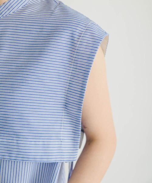 ITEMS URBANRESEARCH(アイテムズ アーバンリサーチ)の「ベストセットワンピース(ワンピース・レディース・ブルー/チャコールグレー・FREE)」の22枚目の写真