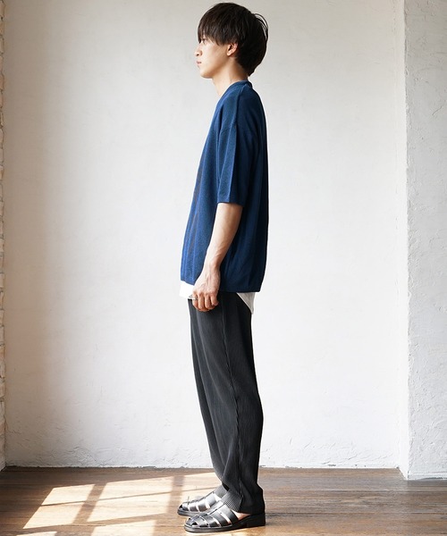 semoh 盆栽刺繍短丈ニット サイズ1 semoh 盆栽刺繍短丈ニット サイズ1