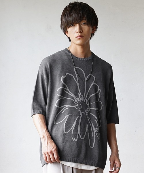 【美品】セオリー Theory 半袖ニット サマーニット ネイビー メンズ 美品】セオリー Theory 半袖ニット サマーニット ネイビー