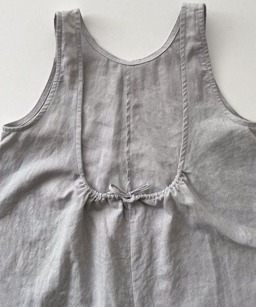 CANAL JEAN（キャナルジーン）の「smileyranna バックオープンハーフオールインワン（つなぎ/オールインワン・レディース・ブラック/グレー・ONE SIZE）」の14枚目の写真