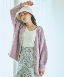 mysty woman | ブークレーシャギーカーディガン　973366(カーディガン/ボレロ)