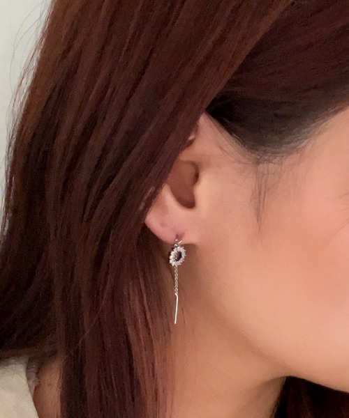 CHOUEL closet】ビジュー アメリカンピアス（ピアス（両耳用