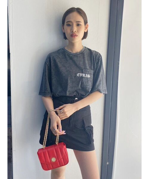 EVRIS（エヴリス）の「ベルトカーゴミニスカート（スカート・レディース・ブラック/カーキ・SMALL/MEDIUM）」の14枚目の写真