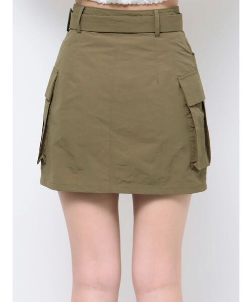 EVRIS（エヴリス）の「ベルトカーゴミニスカート（スカート・レディース・ブラック/カーキ・SMALL/MEDIUM）」の19枚目の写真