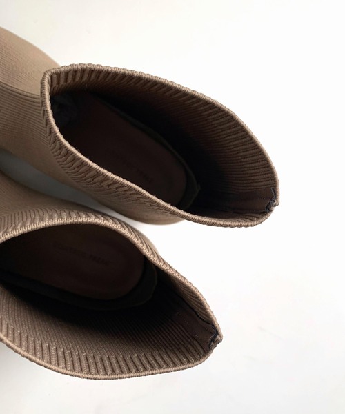 CONTROL FREAK / CTFK（コントロールフリーク）の「ソックスブーツ（ブーツ・レディース・ブラック/ベージュ・LARGE/MEDIUM）」の9枚目の写真