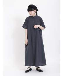 Samansa Mos2 | ロングシャツワンピース(ワンピース)