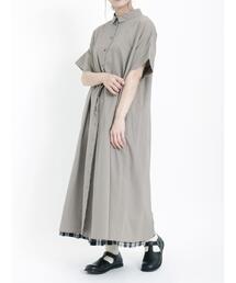 Samansa Mos2 | ロングシャツワンピース(ワンピース)