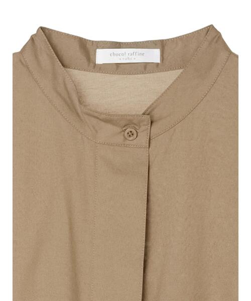 Green　Parks（グリーンパークス）の「接触冷感　フレンチスリーブチュニック（チュニック・レディース・ブラック/カーキ/ホワイト系その他2・FREE）」の19枚目の写真