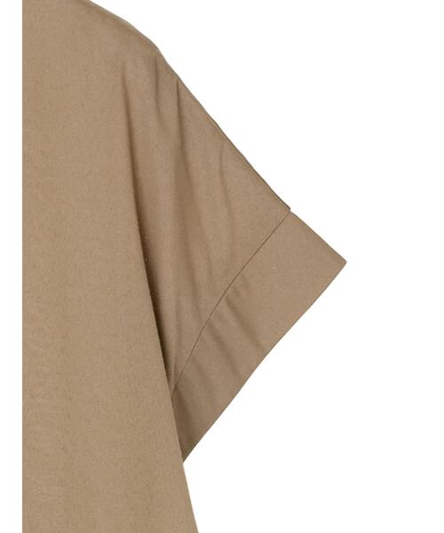 Green　Parks（グリーンパークス）の「接触冷感　フレンチスリーブチュニック（チュニック・レディース・ブラック/カーキ/ホワイト系その他2・FREE）」の20枚目の写真