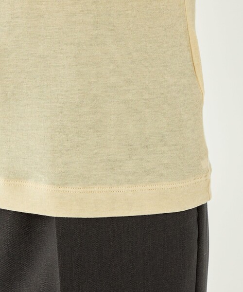 green label relaxing（グリーンレーベルリラクシング）の「［size SHORTあり］シアー メロー タートル プルオーバー カットソー（Tシャツ/カットソー・レディース・イエロー/ダークグレー/ライトブルー/オフホワイト・FREE/SHORT）」の10枚目の写真