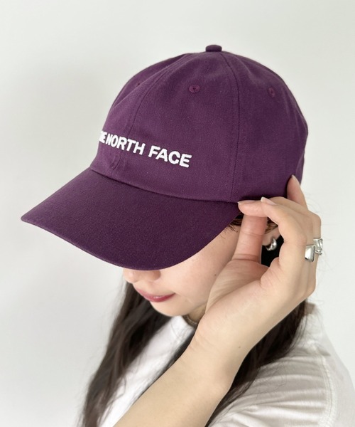THE NORTH FACE(ザノースフェイス)の「国内未発売USAモデル THE NORTH FACE(ザ・ノースフェイス)/ベースボール ロゴ キャップ/Roomy Norm Hat(キャップ・メンズ・パープル/ブラック/アイボリー/ピンクベージュ/ライトブルー・FREE)」の4枚目の写真