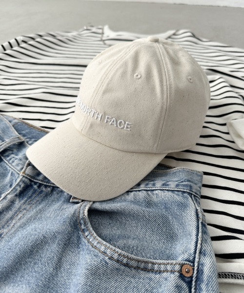 THE NORTH FACE(ザノースフェイス)の「国内未発売USAモデル THE NORTH FACE(ザ・ノースフェイス)/ベースボール ロゴ キャップ/Roomy Norm Hat(キャップ・メンズ・パープル/ブラック/アイボリー/ピンクベージュ/ライトブルー・FREE)」の11枚目の写真