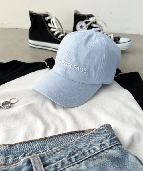 THE NORTH FACE(ザノースフェイス)の「国内未発売USAモデル THE NORTH FACE(ザ・ノースフェイス)/ベースボール ロゴ キャップ/Roomy Norm Hat(キャップ・メンズ・パープル/ブラック/アイボリー/ピンクベージュ/ライトブルー・FREE)」の13枚目の写真
