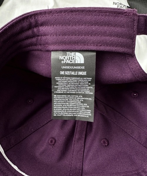THE NORTH FACE(ザノースフェイス)の「国内未発売USAモデル THE NORTH FACE(ザ・ノースフェイス)/ベースボール ロゴ キャップ/Roomy Norm Hat(キャップ・メンズ・パープル/ブラック/アイボリー/ピンクベージュ/ライトブルー・FREE)」の22枚目の写真