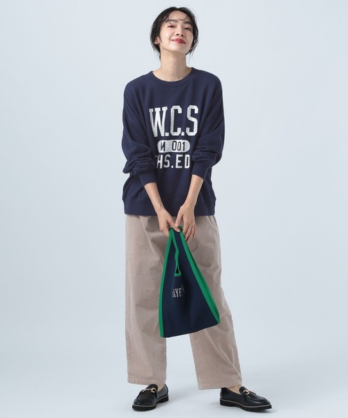 BAYFLOW（ベイフロー）の「ヴィンテージライクスウェット（スウェット・レディース・ネイビー/マスタード/ブルー/オフホワイト・SMALL/MEDIUM）」の7枚目の写真