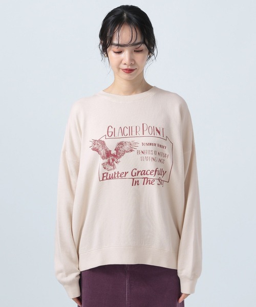 BAYFLOW（ベイフロー）の「ヴィンテージライクスウェット（スウェット・レディース・ネイビー/マスタード/ブルー/オフホワイト・SMALL/MEDIUM）」の13枚目の写真