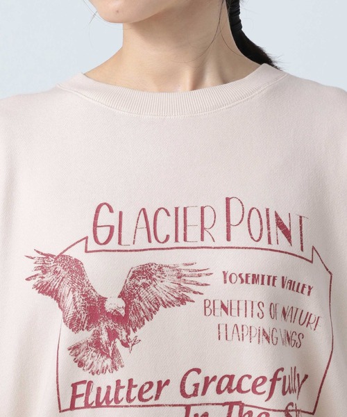 BAYFLOW（ベイフロー）の「ヴィンテージライクスウェット（スウェット・レディース・ネイビー/マスタード/ブルー/オフホワイト・SMALL/MEDIUM）」の16枚目の写真