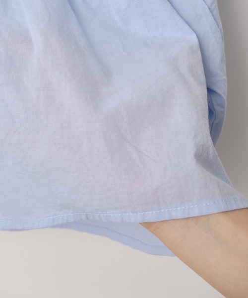 CIAOPANIC TYPY（チャオパニックティピー）の「【KIDS】レース切替コットンボイルボリュームスリーブ2WAYブラウス（シャツ/ブラウス・キッズ・ブラウン/ピンク/ブルー・S/M/L/XL/XXL）」の15枚目の写真