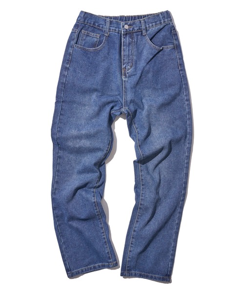 ADPOSION（アドポーション）の「ルーズシルエットデニムパンツ（デニムパンツ・メンズ・ライトブルー/ブラック/ブルー・LARGE/X-LARGE/MEDIUM/XX-LARGE）」の5枚目の写真