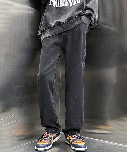 ADPOSION（アドポーション）の「ルーズシルエットデニムパンツ（デニムパンツ・メンズ・ライトブルー/ブラック/ブルー・LARGE/X-LARGE/MEDIUM/XX-LARGE）」の16枚目の写真