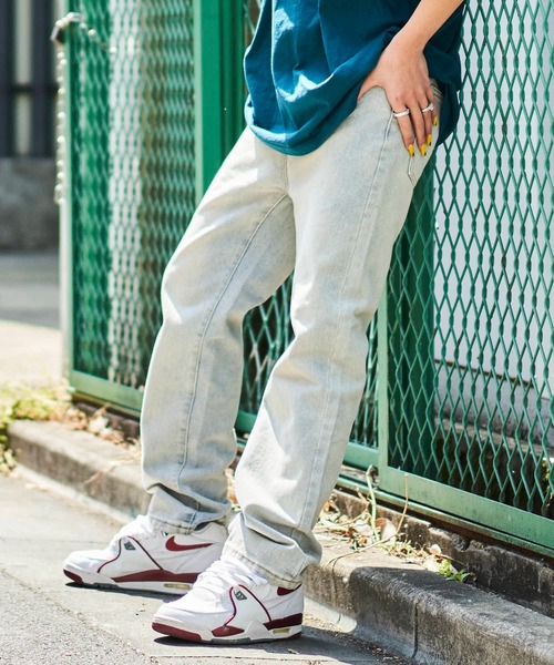 ADPOSION（アドポーション）の「ルーズシルエットデニムパンツ（デニムパンツ・メンズ・ライトブルー/ブラック/ブルー・LARGE/X-LARGE/MEDIUM/XX-LARGE）」の20枚目の写真