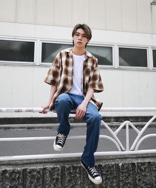 ADPOSION（アドポーション）の「ルーズシルエットデニムパンツ（デニムパンツ・メンズ・ライトブルー/ブラック/ブルー・LARGE/X-LARGE/MEDIUM/XX-LARGE）」の19枚目の写真